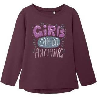 Shirt katoen mix paars meisjes babymode Name it met lange mouwen Nmfvix Fig 5715314480145
