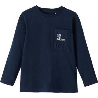 👉 Hemd katoen mix jongens babymode blauw Name it Lange Mouw Nmmnaop Donker Sapphire 5715316009634