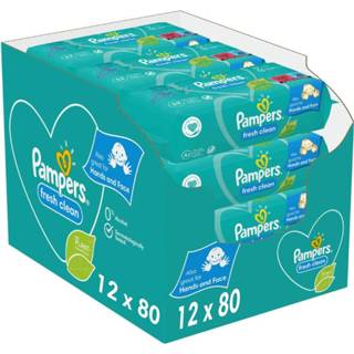 👉 Pamper Pampers - Fresh Clean Billendoekjes 960 doekjes 12 x 80 7436926548556