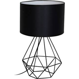 👉 Tafellamp zwart wit Basket, zwart, binnen 5907565972016