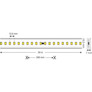 👉 SLC LED strip 230V complete set IP65 5m, 3.000K 7070938066228