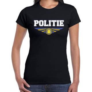 👉 Shirt active vrouwen zwart Politie t-shirt dames - Beroepen