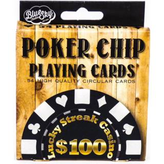 👉 Pokerchip unisex Poker Chip Circular Playing Cards 5060275046986