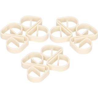 👉 Tafelkleed wit Set van 16x stuks vastzet klemmen 5 cm