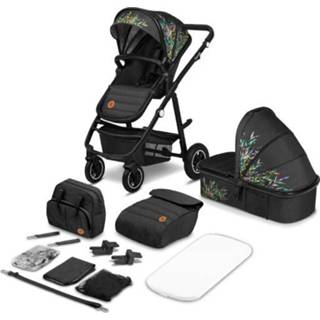 👉 Kinder wagen meisjes zwart kinderen Lionelo Amber 2 in 1 Combi Kinderwagen Dream Black 5903771703239