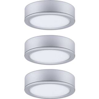 👉 Mat chroom Paulmann Pukk LED meubelverlichting per 3-set 4000870930922