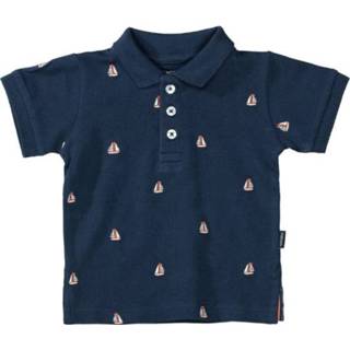 Polo shirt blauw marine Staccato gedessineerd 4334045880690