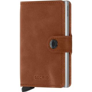 👉 Portemonnee zilver Secrid Miniwallet - Slimme Vintage Cognac Silver 8718215288053