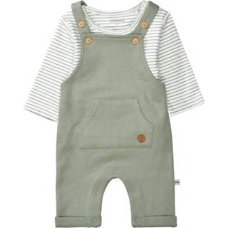 👉 Biologisch katoen groen jongens Staccato romper+shirt olive 4337285119247