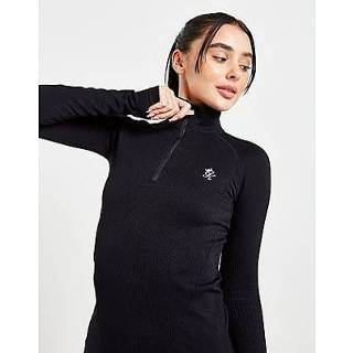 👉 Vrouwen Gym King Intent Ribbed 1/4 Zip Top - Dames 5059917064006