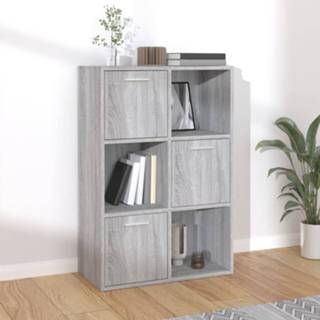 👉 Opbergkast grijs active 60x29,5x90 cm sonoma eikenkleurig 8720286954379