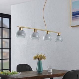 👉 Hanglamp messing Lucande Mylah hanglamp, 4-lamps 4251911730234