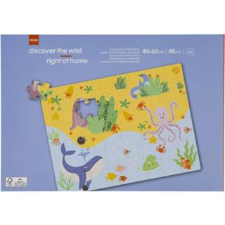 👉 Vloerpuzzel HEMA Wilde Dieren 80x60 48 Stukjes 8720354491270