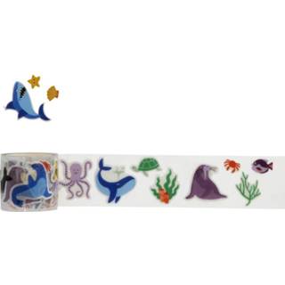 Washi Tape Stickers Zeedieren