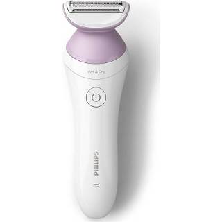 👉 Ladyshave wit-lila vrouwen Philips Series 6000 BRL136 8710103998143