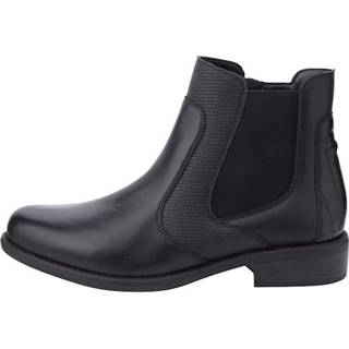 👉 Mannen zwart effen Chelsea boot met praktische rits aan de binnenkant Remonte 4060596835956