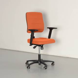 👉 Bureaustoel oranje Interstuhl 4402 bureaustoel, netwave, 4D armleggers