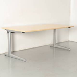 👉 Bureau Ahrend 500 bureau, wild peren blad, 160 x 80 cm, hoogte instelbaar onderstel