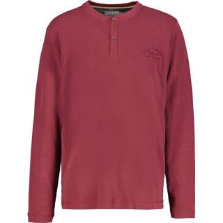 👉 Longsleeve mannen m rood bordeauxrood Pilot 8713215639072