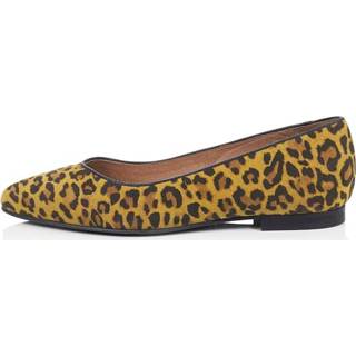 👉 Ballerina's vrouwen geel animalprint sienna leer Ballerina 4055707021106 4055707021083