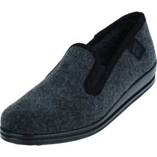 👉 Pantoffels textiel mannen zwart Rohde Pantoffel 4064304057685
