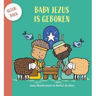 👉 Kleurboek baby's Baby Jezus is geboren - 5 ex. Irma Moekestorm (ISBN: 9789087821036) 9789087821036