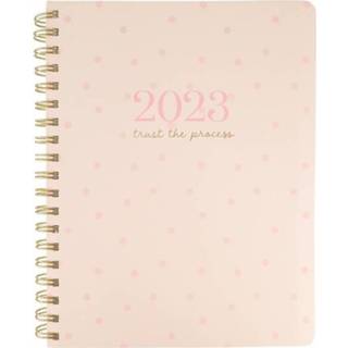 👉 Agenda roze 2023 Pink Polka Dot - 18 maanden (ISBN: 9781664810082) 9781664810082