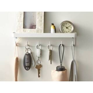 Legplank wit Yamazaki - Magnetische sleutelhaakjes en Smart