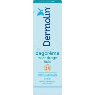 👉 Dagcreme Dermolin Dagcrème Zeer Droge Huid - SPF25 8719689555870
