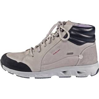 👉 Hoge veterschoenen grijs geruwd leer effen vrouwen gewrichtssteun veterschoen Josef Seibel 4062838409789