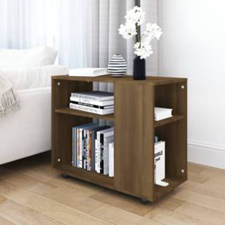 👉 Bijzettafel hout active 70x35x55 cm bewerkt gerookt eikenkleurig 8720286931707