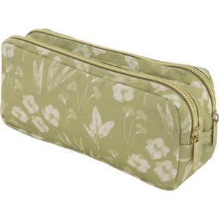 Etui HEMA Met Dubbele Rits Bloemen 8720354478455