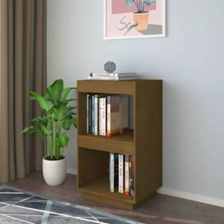 👉 Boekenkast grenenhout active 40x35x71 cm massief honingbruin 8720286815731