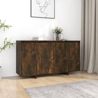👉 Dressoir active 135x41x75 cm spaanplaat gerookt eikenkleurig 8720286837405
