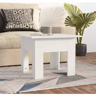 👉 Salontafel wit hout active 55x55x42 cm bewerkt 8720286835944