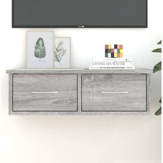 👉 Grijs hout eiken active Tv-wandmeubel 60x26x18,5 cm bewerkt sonoma 8720286931448