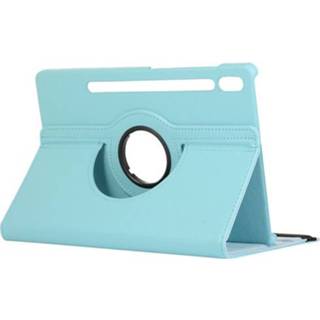 👉 Tablethoes blauw active Case2go - Tablet Hoes geschikt voor Samsung Galaxy Tab S7 FE 12.4 Inch Draaibare Book Case Cover Licht 8719793177685