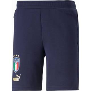 👉 Casual broek blauw goud xxxl|l|m|s|xl|xs|xxl korte broeken PUMA Italie Broekje Donkerblauw