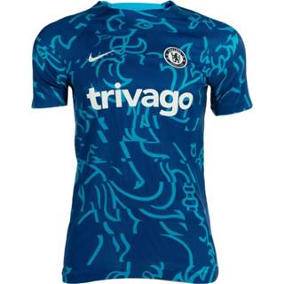 👉 Trainingsshirt blauw xxl|l|m|s|xl chest circumference shirts hip Nike Chelsea Pre Match 2022-2023 Lichtblauw