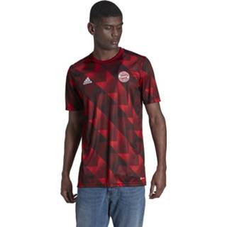 👉 Trainingsshirt rood zwart xs|s|m|l|xl|xxl chest shirts Adidas Bayern Munchen Pre Match 2022-2023