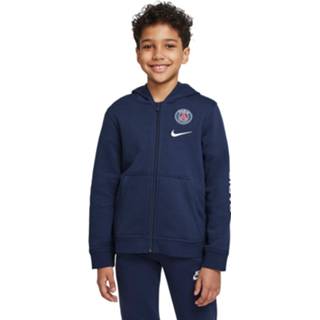 👉 Vest blauw wit age vesten hip size kinderen Nike Paris Saint Germain Club Full-Zip Kids Donkerblauw