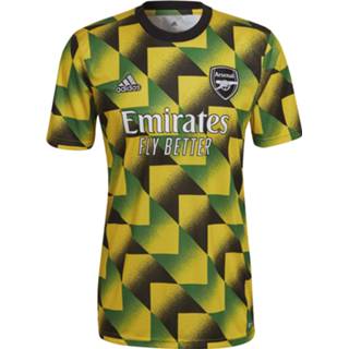👉 Trainingsshirt geel groen zwart XS chest shirts Adidas Arsenal Pre Match 2022-2023 4065417110687