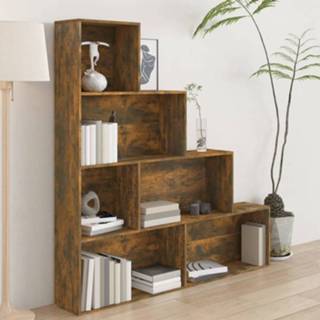 👉 Boekenkast active 155x24x160 cm gerookt eikenkleurig 8720286954096