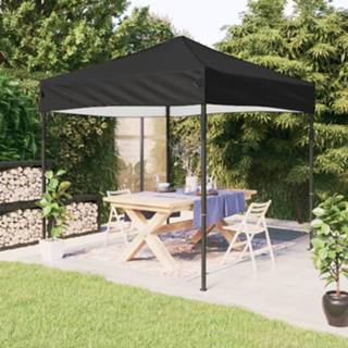 👉 Partytent zwart active inklapbaar 2x2 m 8720286974315