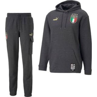 👉 Trainingspak grijs goud trainingspakken PUMA Italie FtblCulture Cargo 2022-2024 Donkergrijs