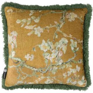 👉 Sierkussen katoen multi Beddinghouse Van Gogh Museum Blossom Fraying Oker 8719931587611