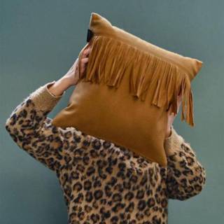 👉 Sierkussen bruin katoen KAAT Amsterdam Frey Brown - 40 x cm 8719931699888