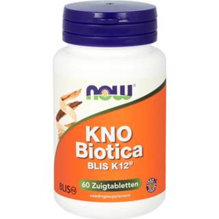 👉 Zuigtablet gezondheid NOW KNO Biotica Blis K12 Zuigtabletten 733739111074