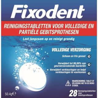 👉 Gebitsprothese gezondheid Fixodent Reinigingstabletten Voor Gebitsprotheses 8001841421803