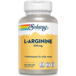 👉 Gezondheid Solaray L-Arginine 500mg Capsules 76280742565